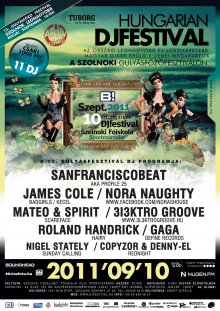 Hungarian DJ Festival flyer