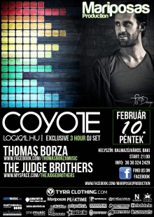 Mariposas with Coyote( Exclusive 3 hour set) flyer