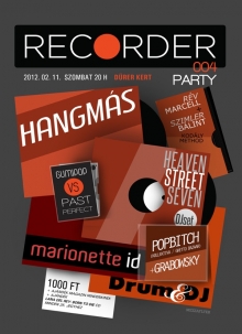 Recorder 004 Party flyer