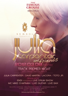 Julia Carpenter & Friends flyer