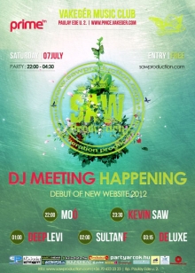 DJ Metting Happening flyer