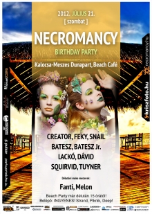 Necromancy Birthday Party flyer