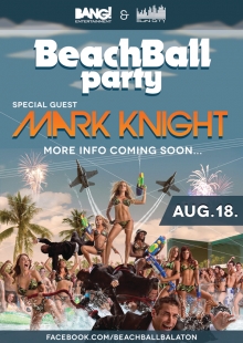 Beachball party w/ Mark Knight flyer