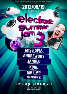 electronic summer jam vol.3. flyer