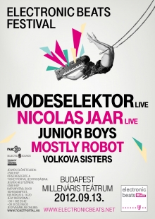 Electronic Beats Festival Budapest 2012 flyer