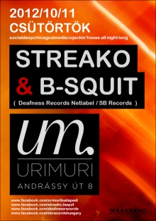 Streako &amp; B-Squit flyer