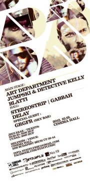 ART DEPARTMENT (live+dj - CAN ) "3 years of Stayfly" flyer