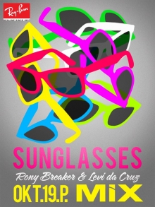 SUNGLASSES Party flyer
