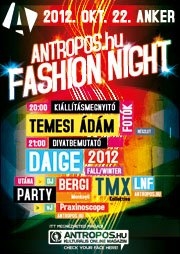 Antropos.hu Fashion Night @ Anker flyer