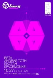 THE CLUB ► HAIRY NIGHT w/ BETA, ANDRAS TOTH, SIKZTAH, SPACEMONKEI flyer