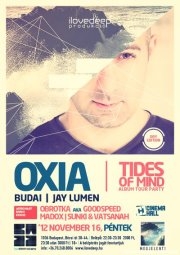 OXIA / Tides Of Mind album tour flyer