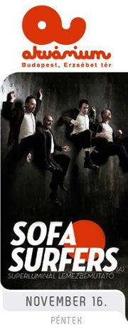 Sofa Surfers /A/ lemezbemutató koncert flyer