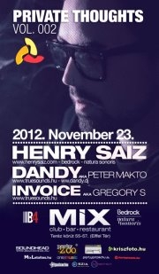 Private ThoughTS vol.002 - HENRY SAIZ flyer
