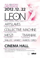 Aula &amp; Moan Label Showcase w/LEON (Italy) flyer