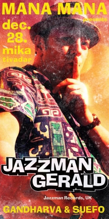 ManaMana pres. Jazzman Gerald flyer