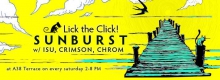 Lick the Click! SUNBURST #43 @ A38 Orrterasz flyer