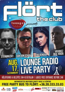 Lounge Radio Live Party flyer