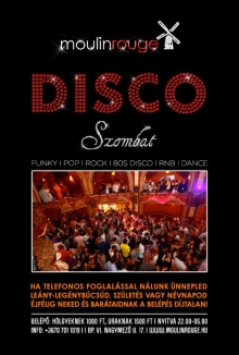 Moulin Rouge Disco flyer