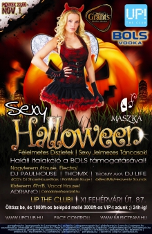 Up! the Club SEXY HALLOWEEN flyer