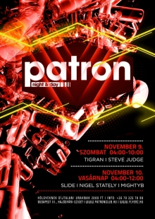 Patron Weekend 11.09-10. flyer